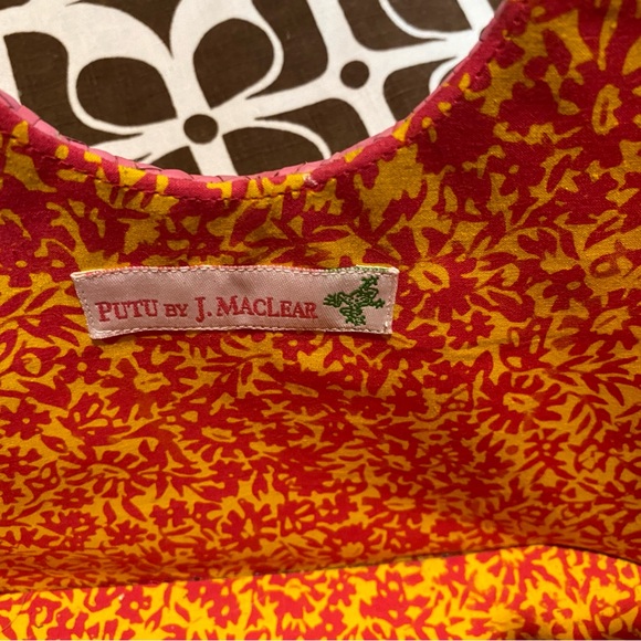 Putu by J. Maclear handbag. Pink Handmade of Natural fiber. EUC - Picture 5 of 12